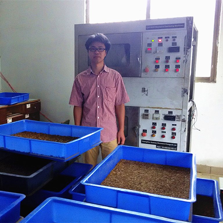 虫干出口的加工(图1)